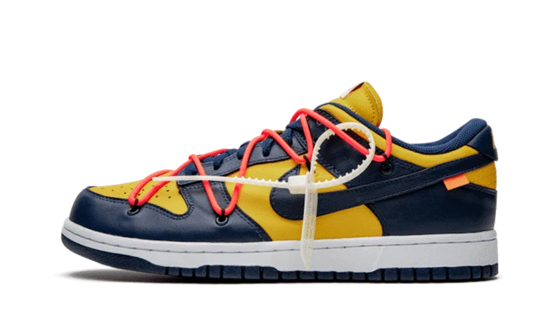 Dunk Low Off White Michigan