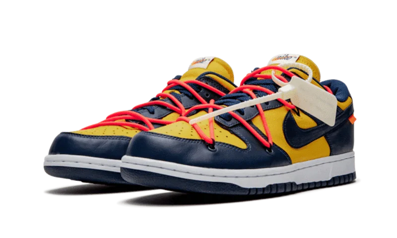 Alternative view of Dunk Low Off White Michigan