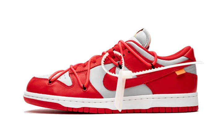 Dunk Low Off White University Red