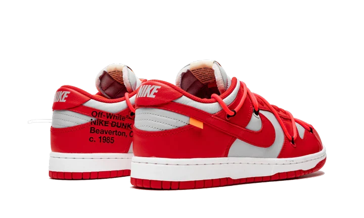 Dunk Low Off White University Red - Image 3