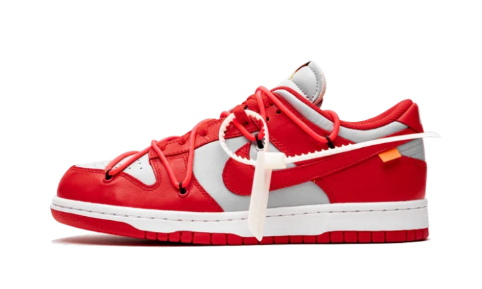 Dunk Low Off White University Red - Image 6