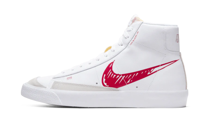 Mid Sketch Red Swoosh Blazer - Image 6
