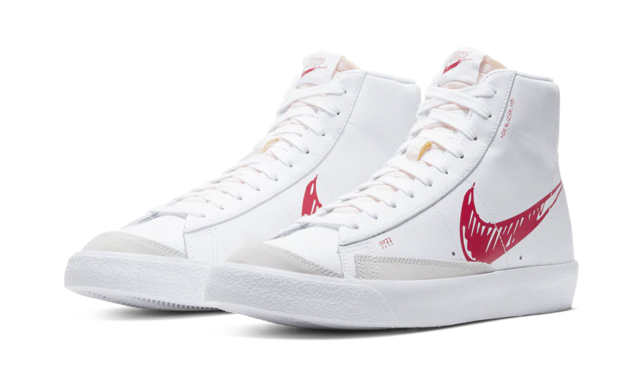 Alternative view of Mid Sketch Red Swoosh Blazer