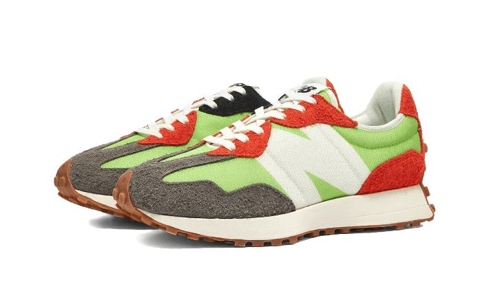 Alternative view of New Balance 327 Energy Lime