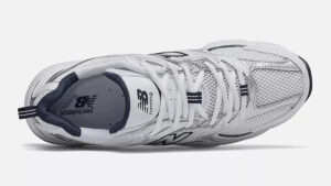 Alternative view of New Balance 530 Trainers White Navy