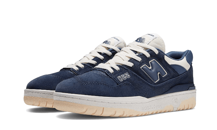 Alternative view of New Balance 550 Natural Indigo Suede