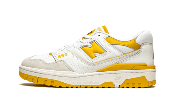 New Balance 550 Sea Salt Varsity Gold