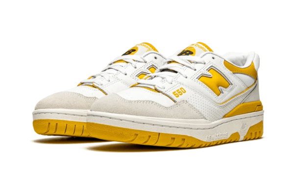 Alternative view of New Balance 550 Sea Salt Varsity Gold