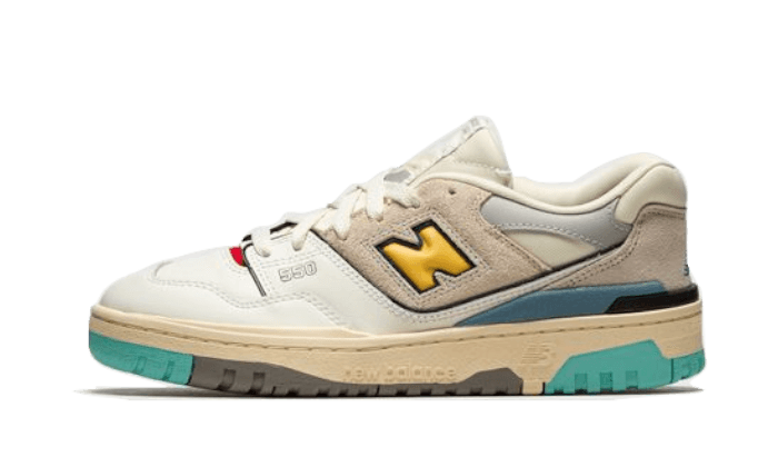 New Balance 550 Sea Salt Yellow 2