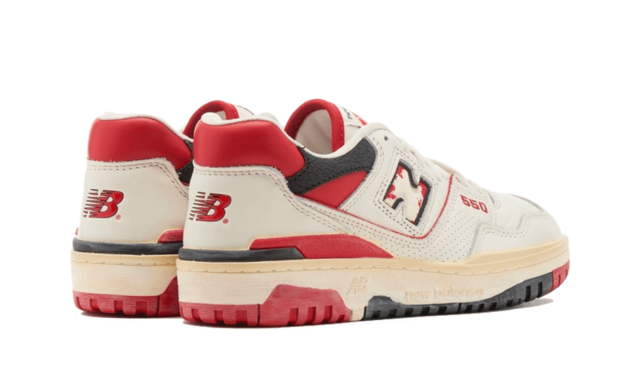 New Balance 550 Vintage Red - Shop Sneakers Online And Cozy Shoes | Cozy Kicks Official - Image 3