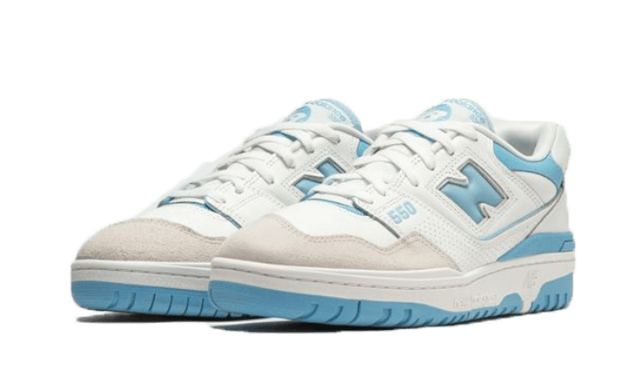 New Balance 550 White Blue Haze Rain Cloud - Image 2