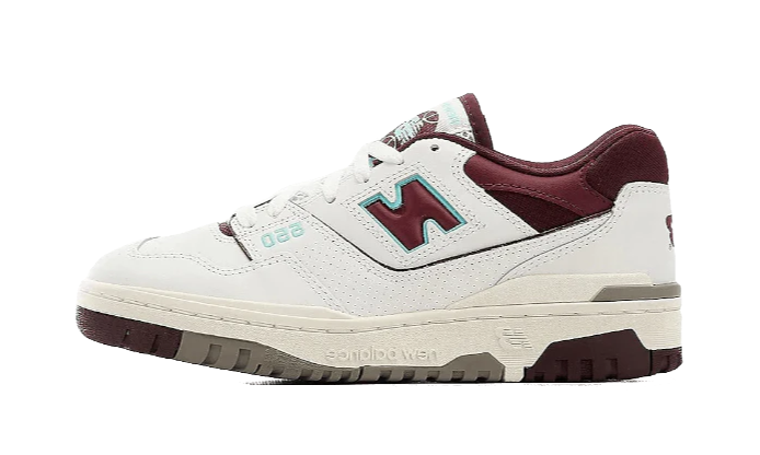 New Balance 550 White Burgundy