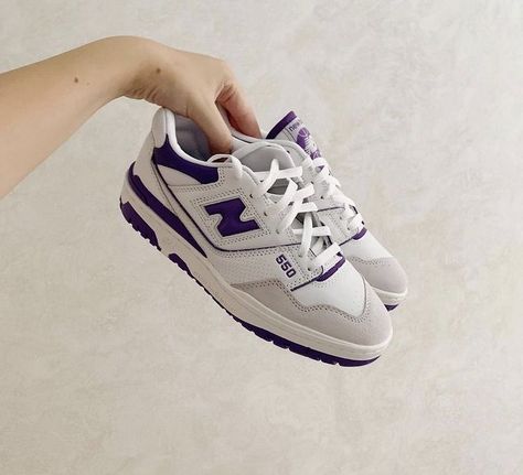 Alternative view of New Balance 550 White Purple