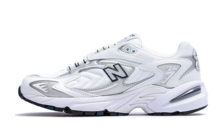 New Balance 725 Metalic Silver/White
