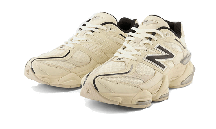 New Balance 9060 Cream Black - Image 2