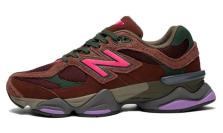 New Balance 9060 Rich Oak Burgundy