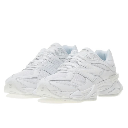 Alternative view of New Balance 9060 Triple White