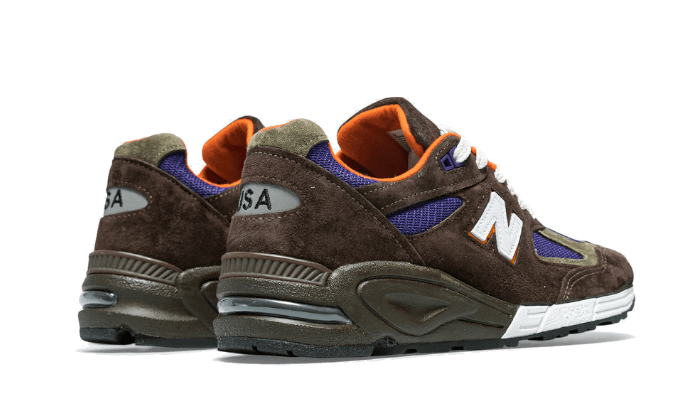 New Balance 990 V2 Made In Usa Brown Purple - Image 3