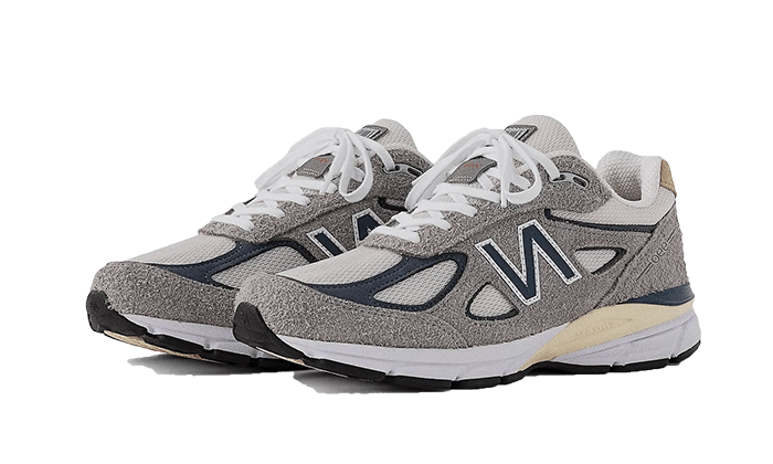 Alternative view of New Balance 990 V4 Made In Usa Grey Suede