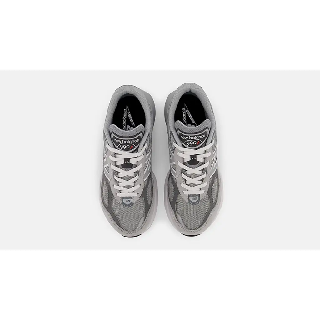 New Balance 990V6 Gs Grey Silver - Image 4