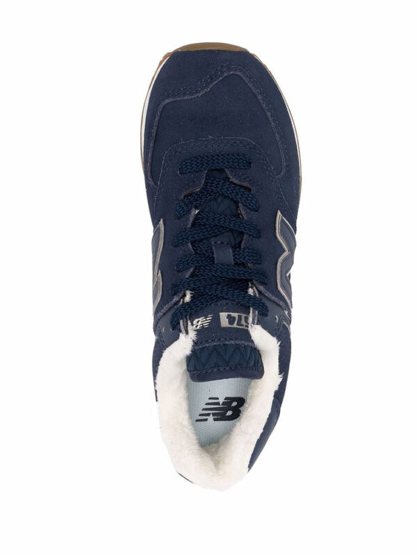 New Balance Low-Top Shearling-Lined Trainers - Image 4