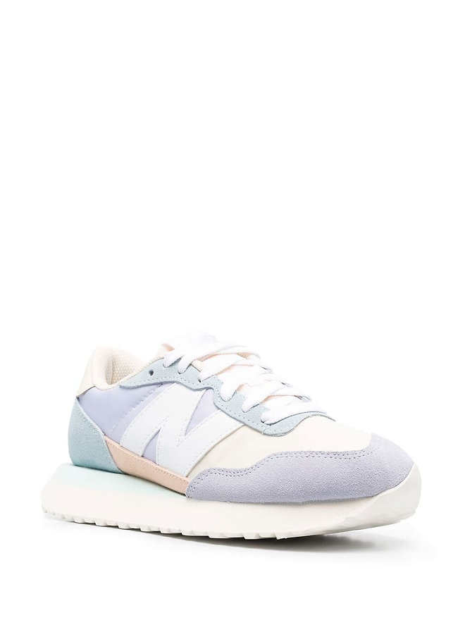 New Balance Panelled Logo-Patch Sneakers - Image 3