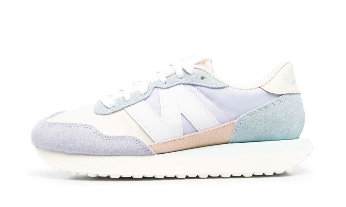 New Balance Panelled Logo-Patch Sneakers