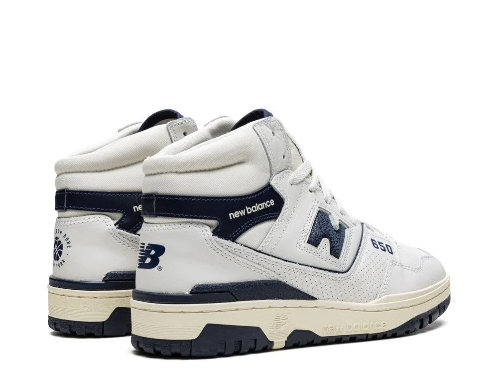 New Balance X Aime Leon Dore 650R High-Top Sneakers Blue - Image 3