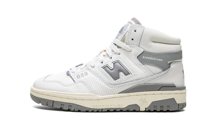 New Balance X Aime Leon Dore 650R High-Top Sneakers Grey - Image 5