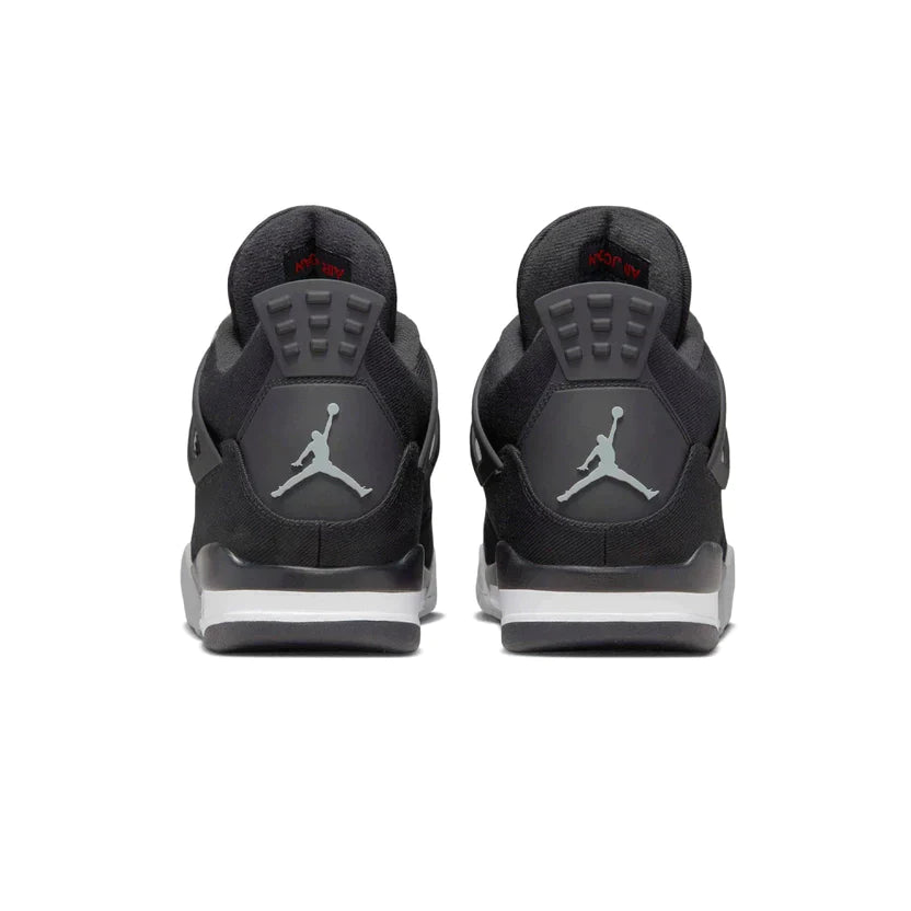 Nike Air Jordan 4 Black Canvas - Image 3
