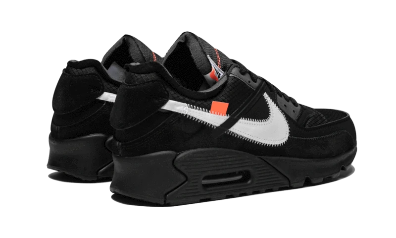 Nike Air Max 90 Off White Black - Image 3