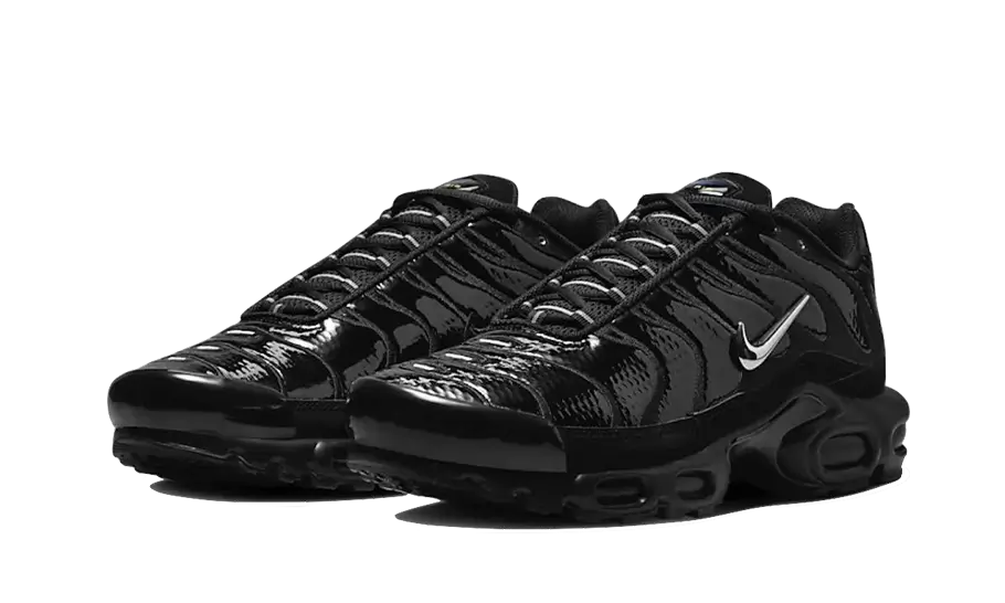 Alternative view of Nike Air Max Plus Black Volt Silver