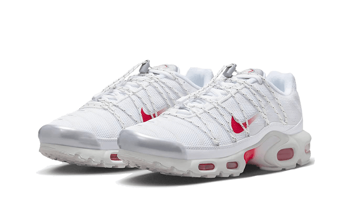 Alternative view of Nike Air Max Plus Utility White Silver Red