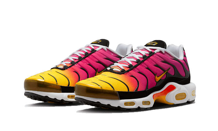 Alternative view of Nike Air Max Plus Yellow Pink Gradient