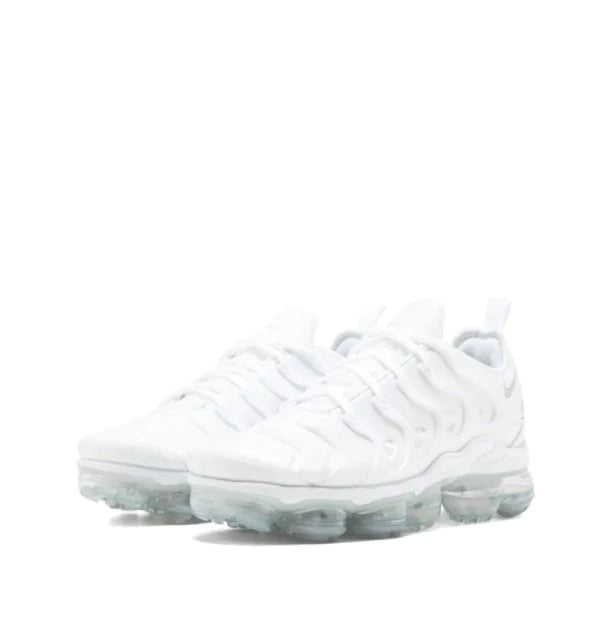 Alternative view of Nike Air Vapormax Plus White Shoes - Cozy Kicks Official