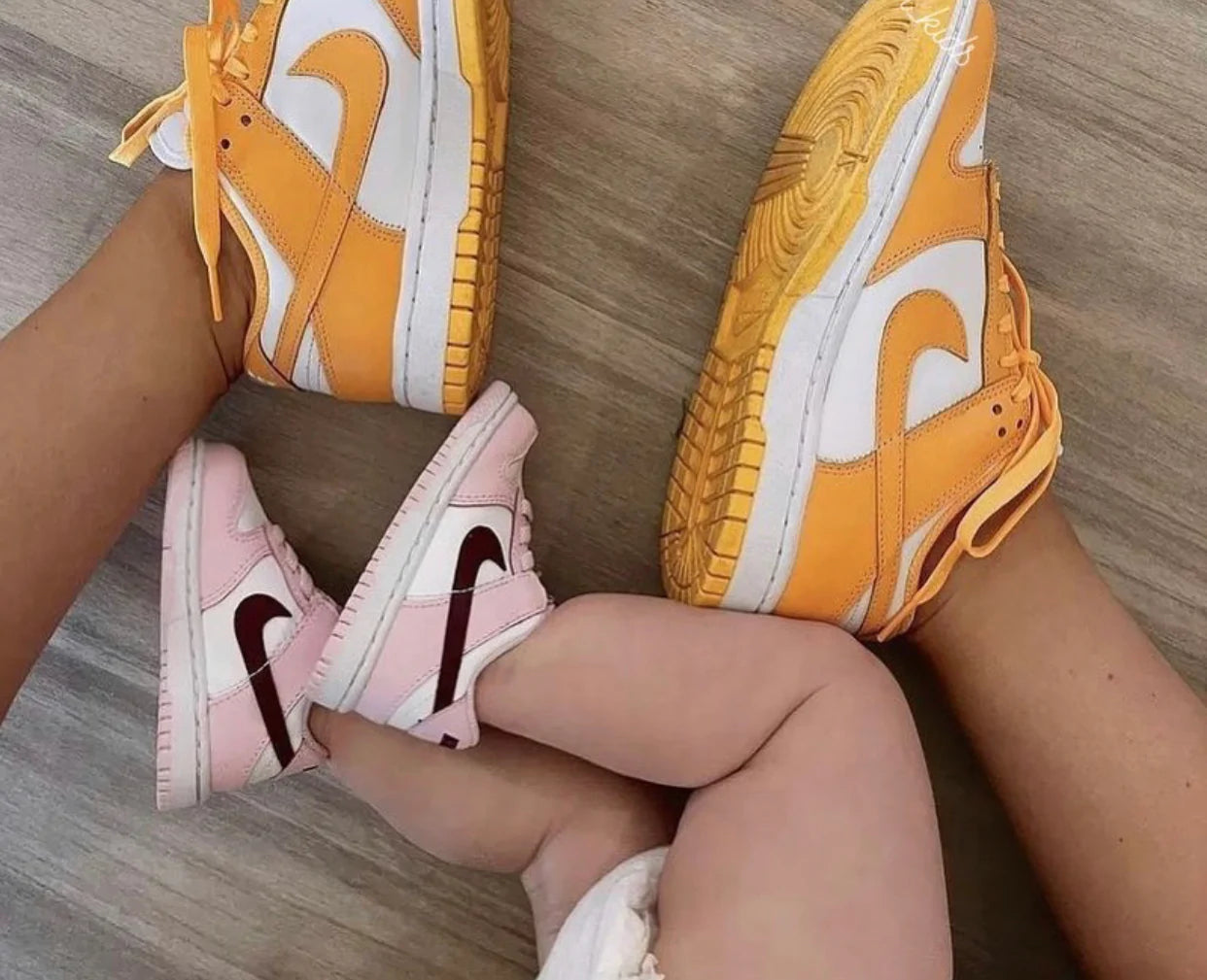 Nike Dunk Low Kids Pink Red White - Image 3