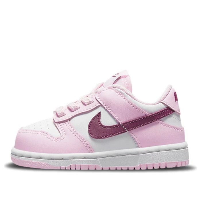 Nike Dunk Low Kids Pink Red White - Image 4