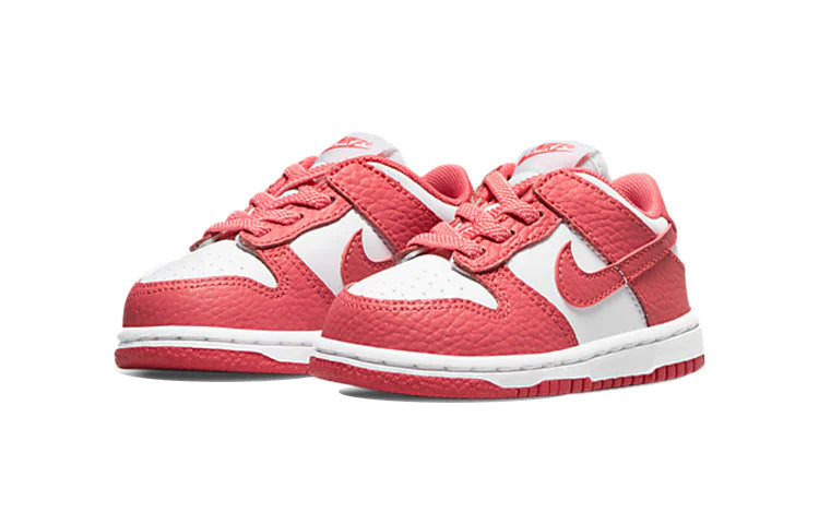 Alternative view of Nike Dunk Low Kids Red White