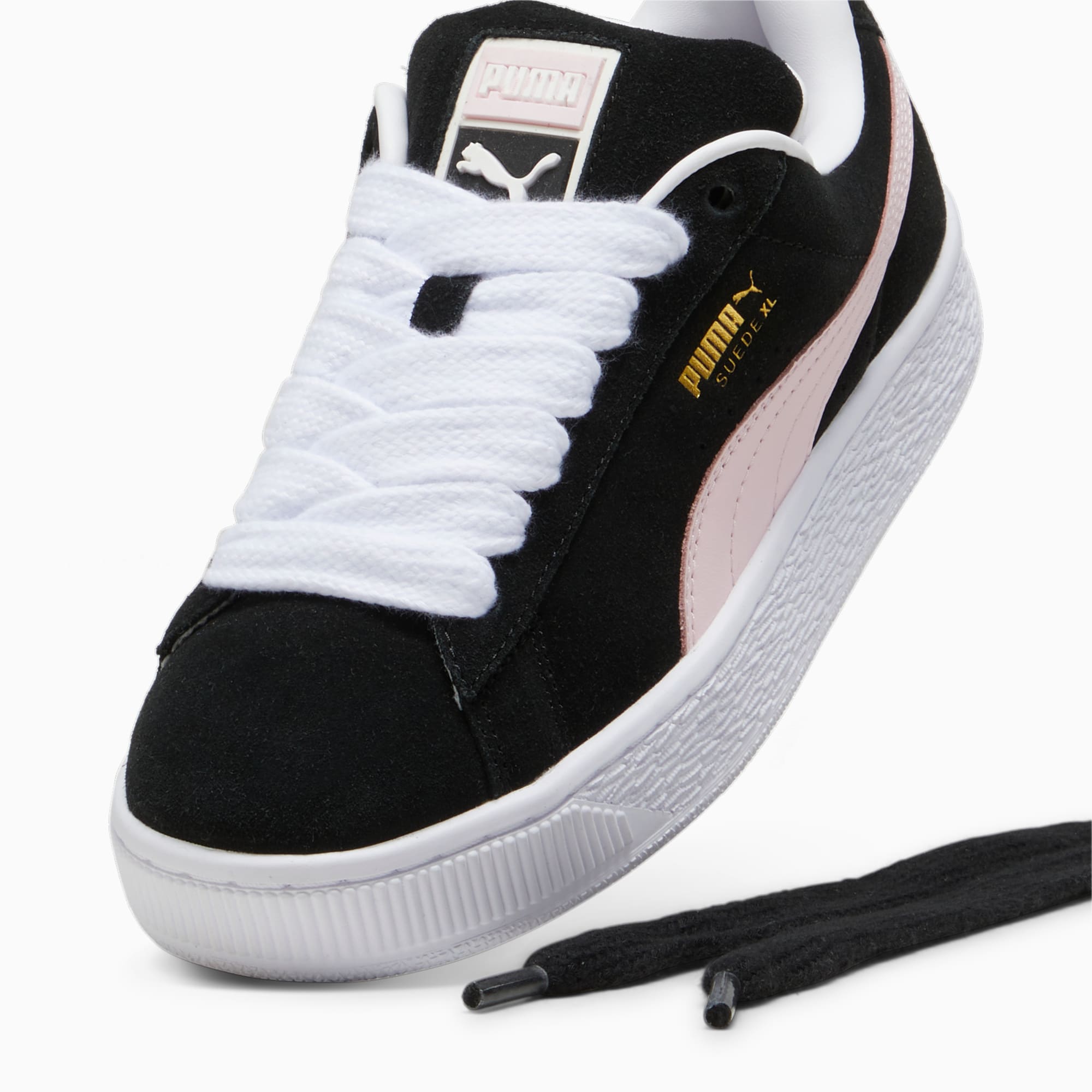Suede Xl Sneakers Unisex Black-Whisp Of Pink - Image 4