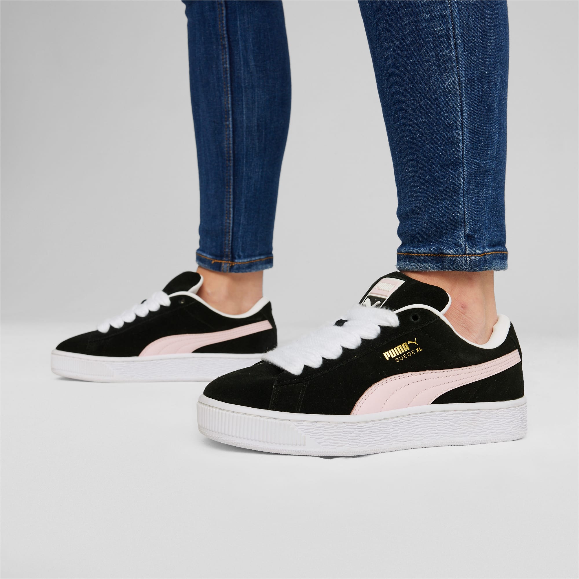 Suede Xl Sneakers Unisex Black-Whisp Of Pink - Image 7