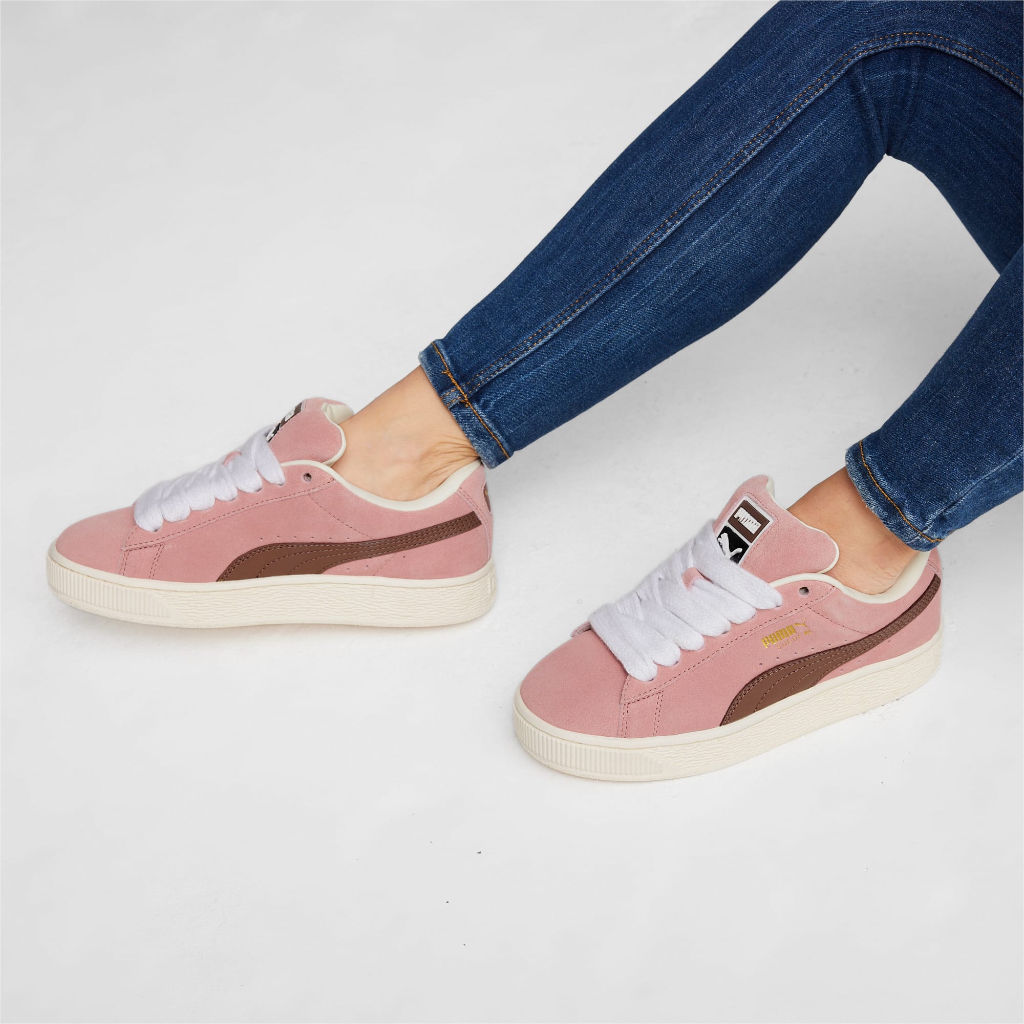 Suede Xl Sneakers Unisex Future Pink-Warm White - Image 7