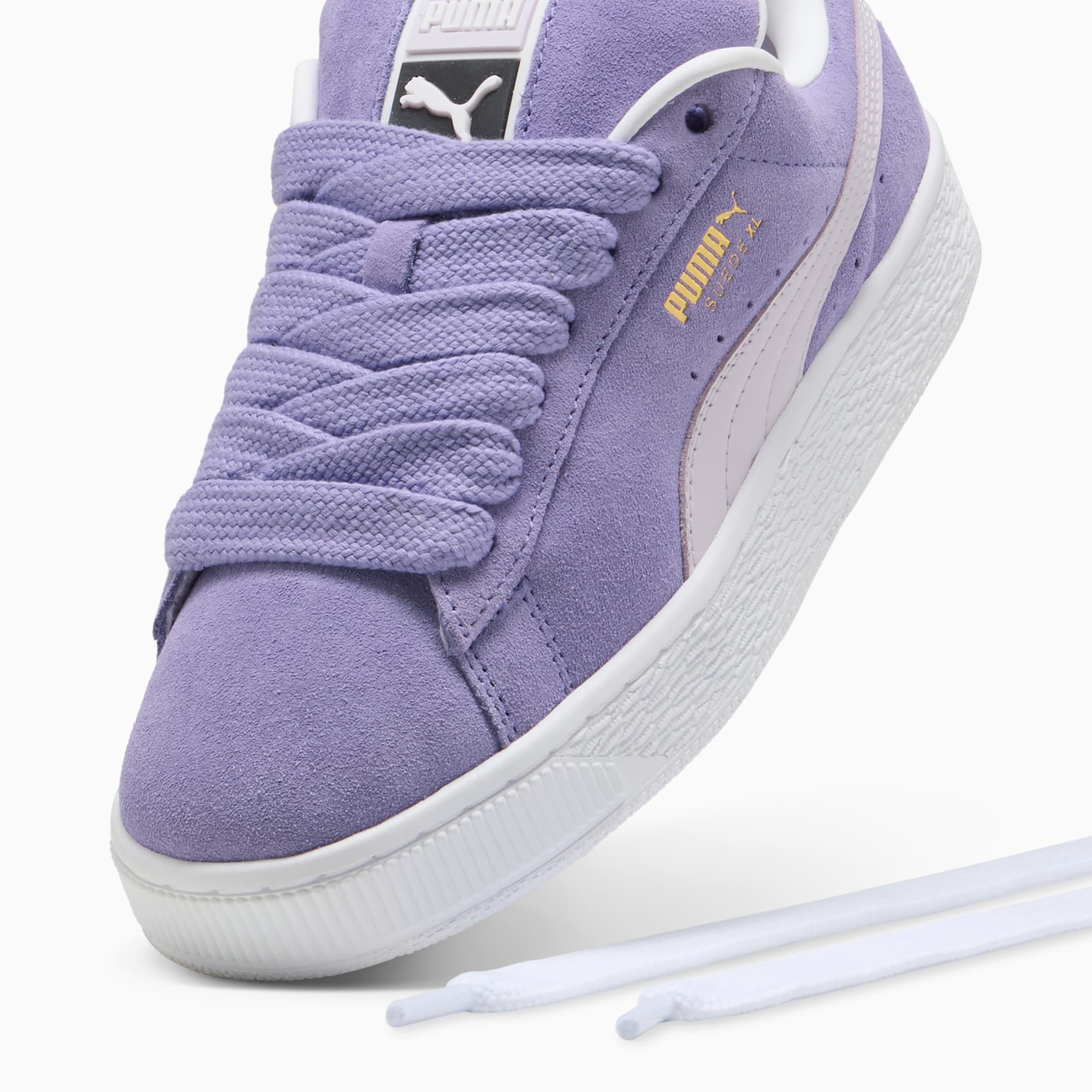 Suede Xl Sneakers Unisex Lavender Alert-Lilac Frost-White - Image 4