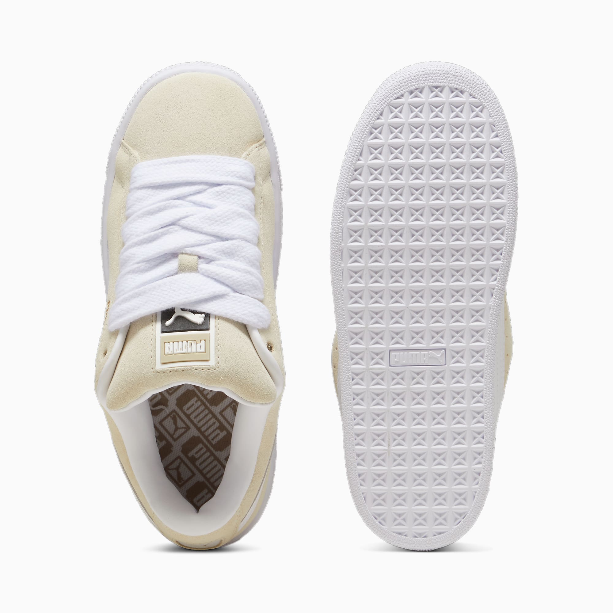 Suede Xl Sneakers Unisex Sugared Almond-White - Image 6