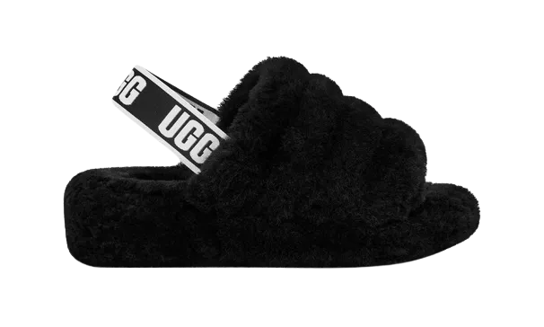 Ugg Fluff Yeah Slide Black