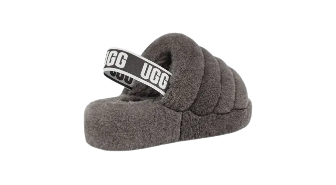 Ugg Fluff Yeah Slide Grey - Image 3
