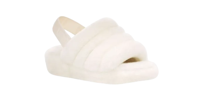 Alternative view of Ugg Fluff Yeah Slide White