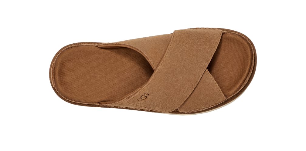 Ugg Women’S Goldenstar Cross Slide Chestnut - Image 5