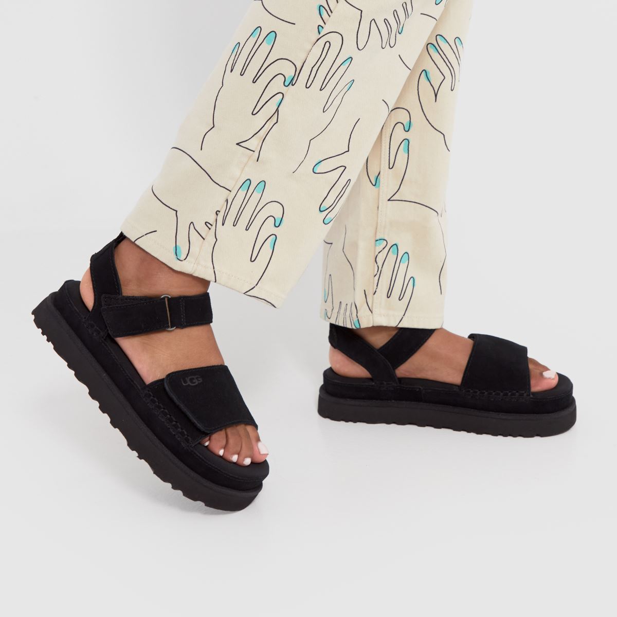 Ugg Women’S Goldenstar Sandal Black - Image 7