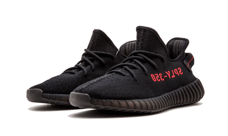 Alternative view of Yeezy Boost 350 V2 Black Red