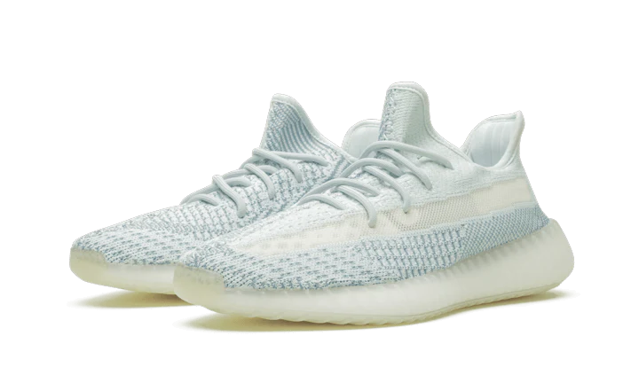 Alternative view of Yeezy Boost 350 V2 Cloud White Non Reflective